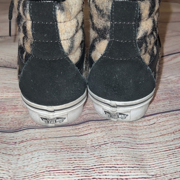 Vans Sk8Hi leopard black sneakers . Size 5.5 - Picture 9 of 13